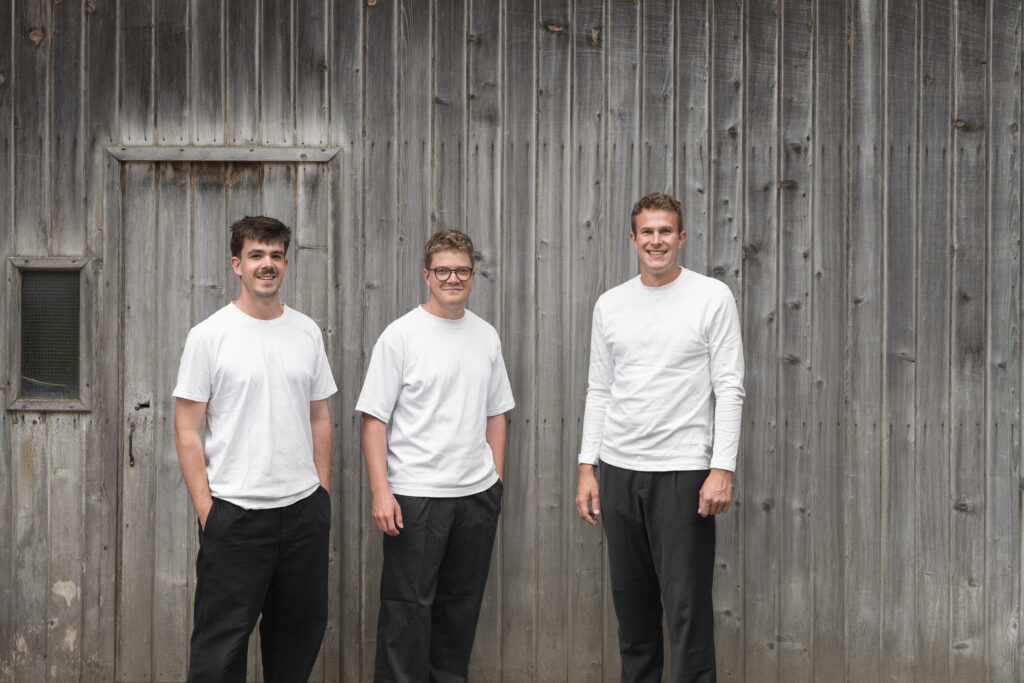 Team-Foto: hannes hauber, finn richter, felix herrmann